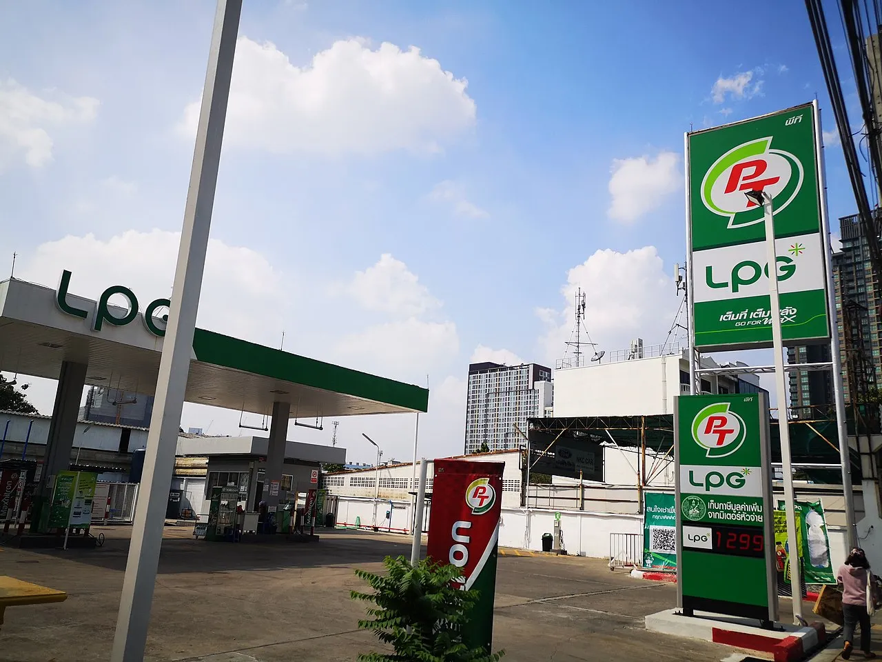 PT LPG gas station in Thailand