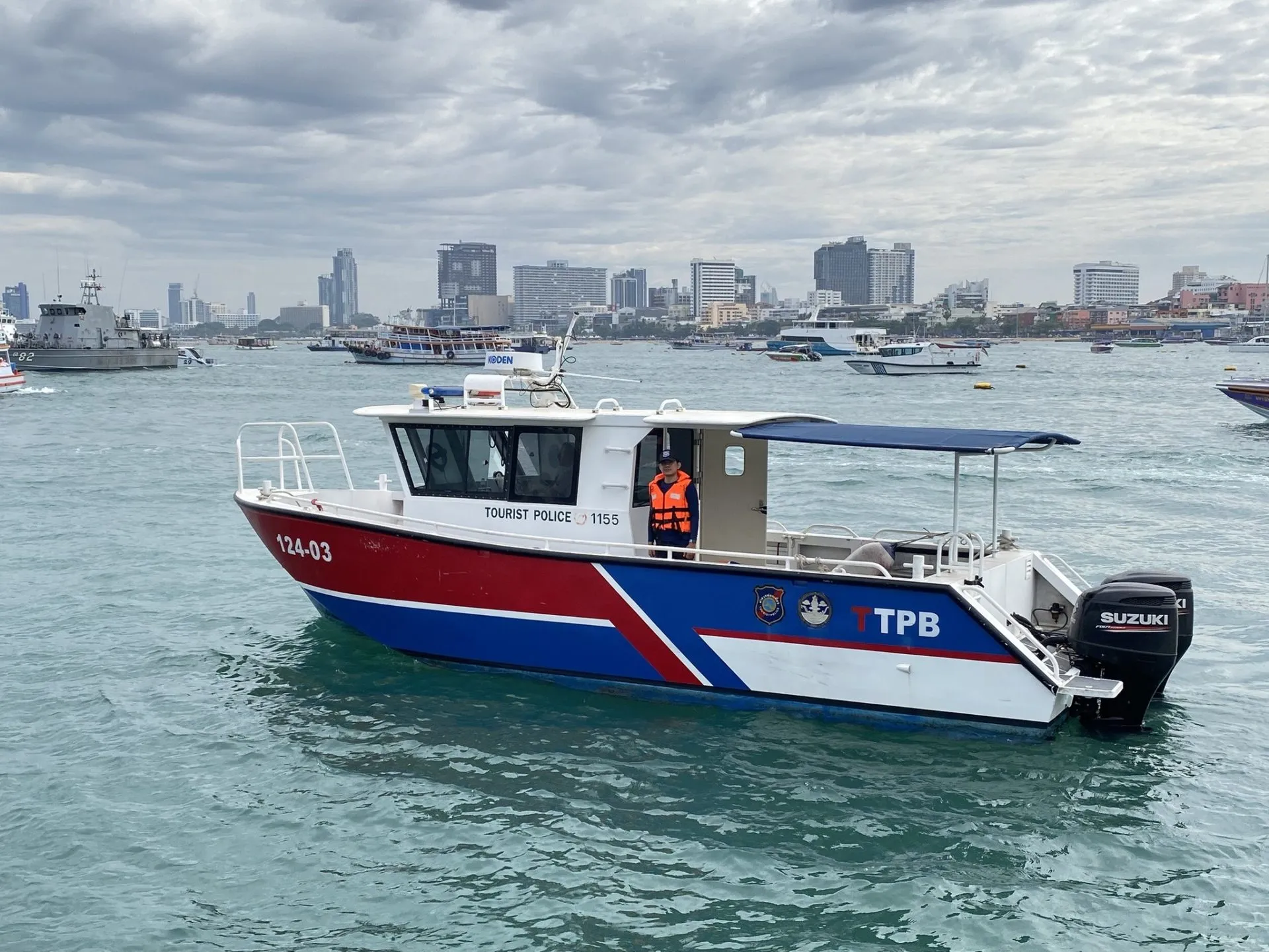 Pattaya Tourist Police boat.