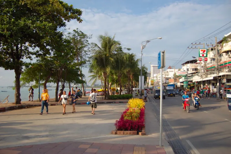 Pattaya seawall
