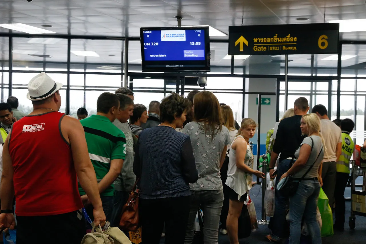 Phuket Airport Gate.