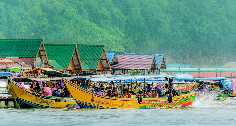 Tourist boats in Phuket