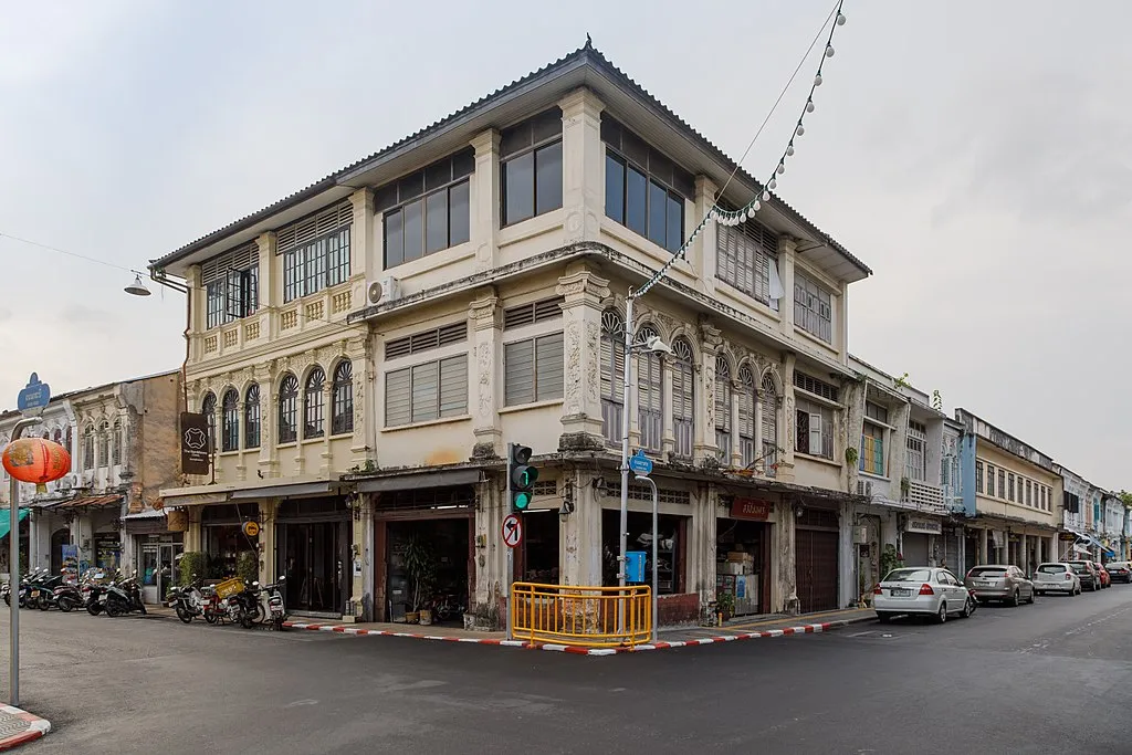 Buildings at Yaowarat Road in Phuket