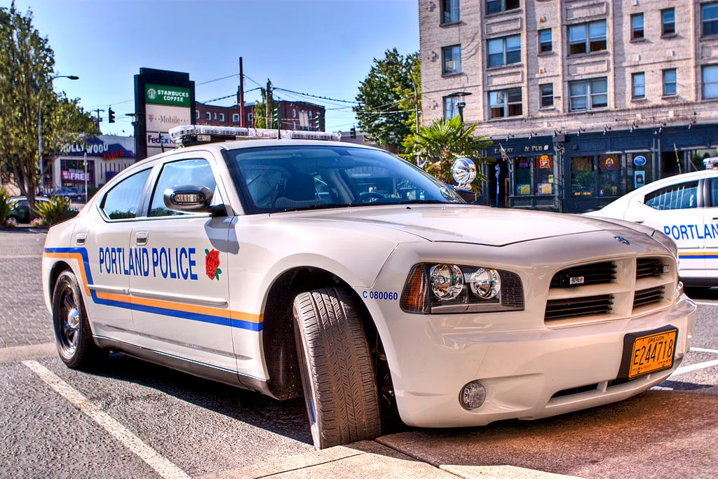 Dodge Charger Portland, Oregon police patrol car