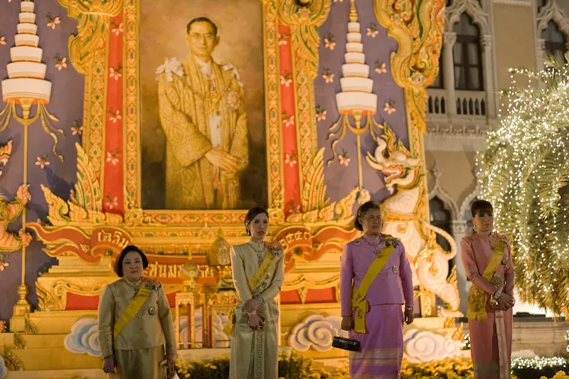 Princess Soamsavali, Princess Chulabhorn, Princess Sirindhorn and Princess Ubolratana