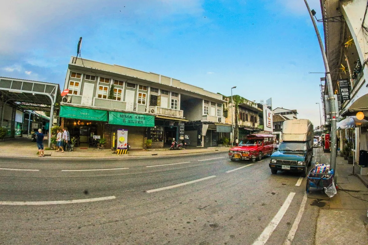 Road in Chiang Mai town