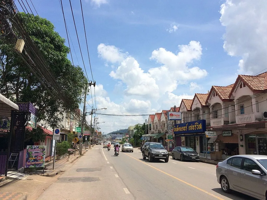 Road in Surat Thani