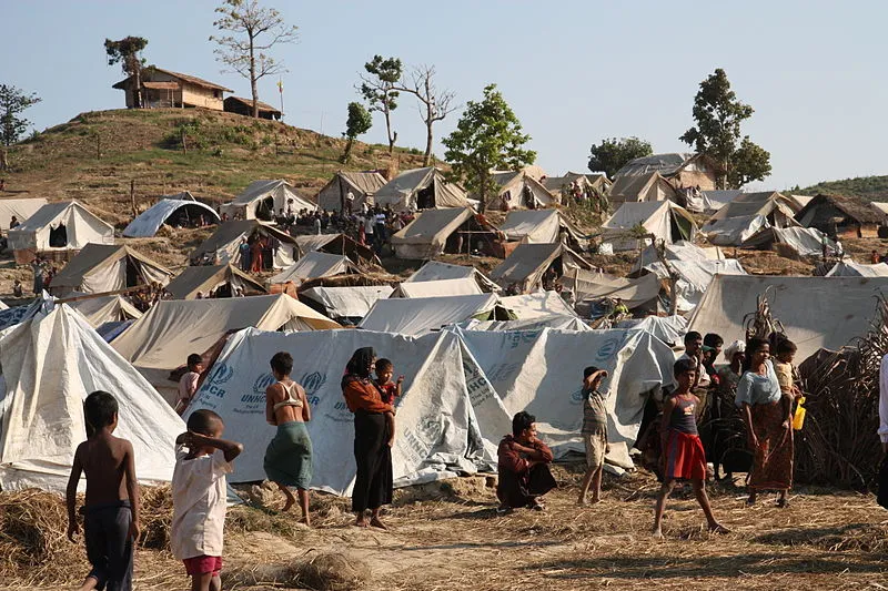 Rohingya Muslims in Rakhine State, Myanmar