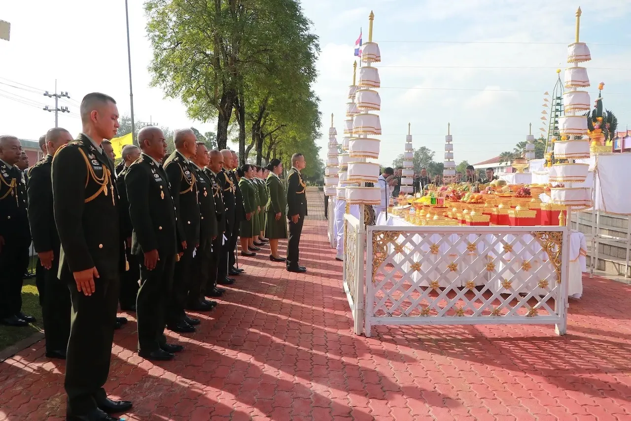 Royal Thai Army Honors Fallen Heroes on Royal Thai Armed Forces Day.