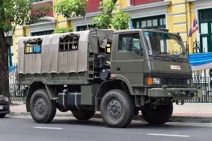 Royal Thai Army, Tata LPTA military truck.