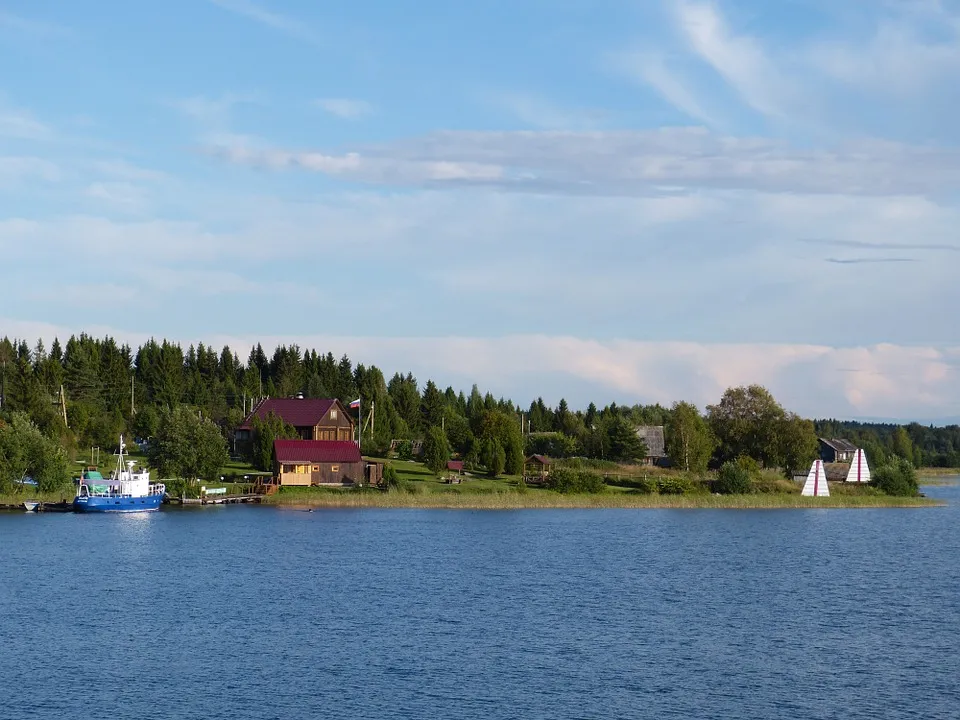 Lake Ladoga in Russia