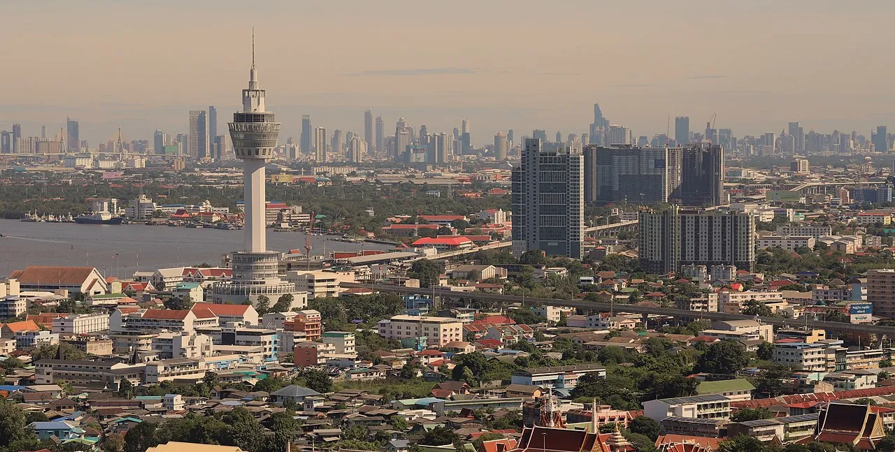 View of the Samut Prakarn tower.