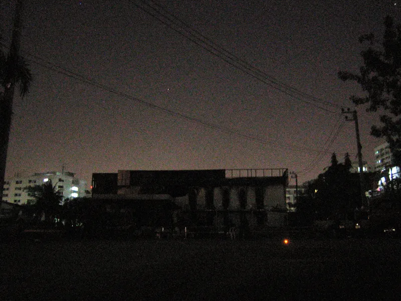 Santika Club nightclub in Bangkok after the fire