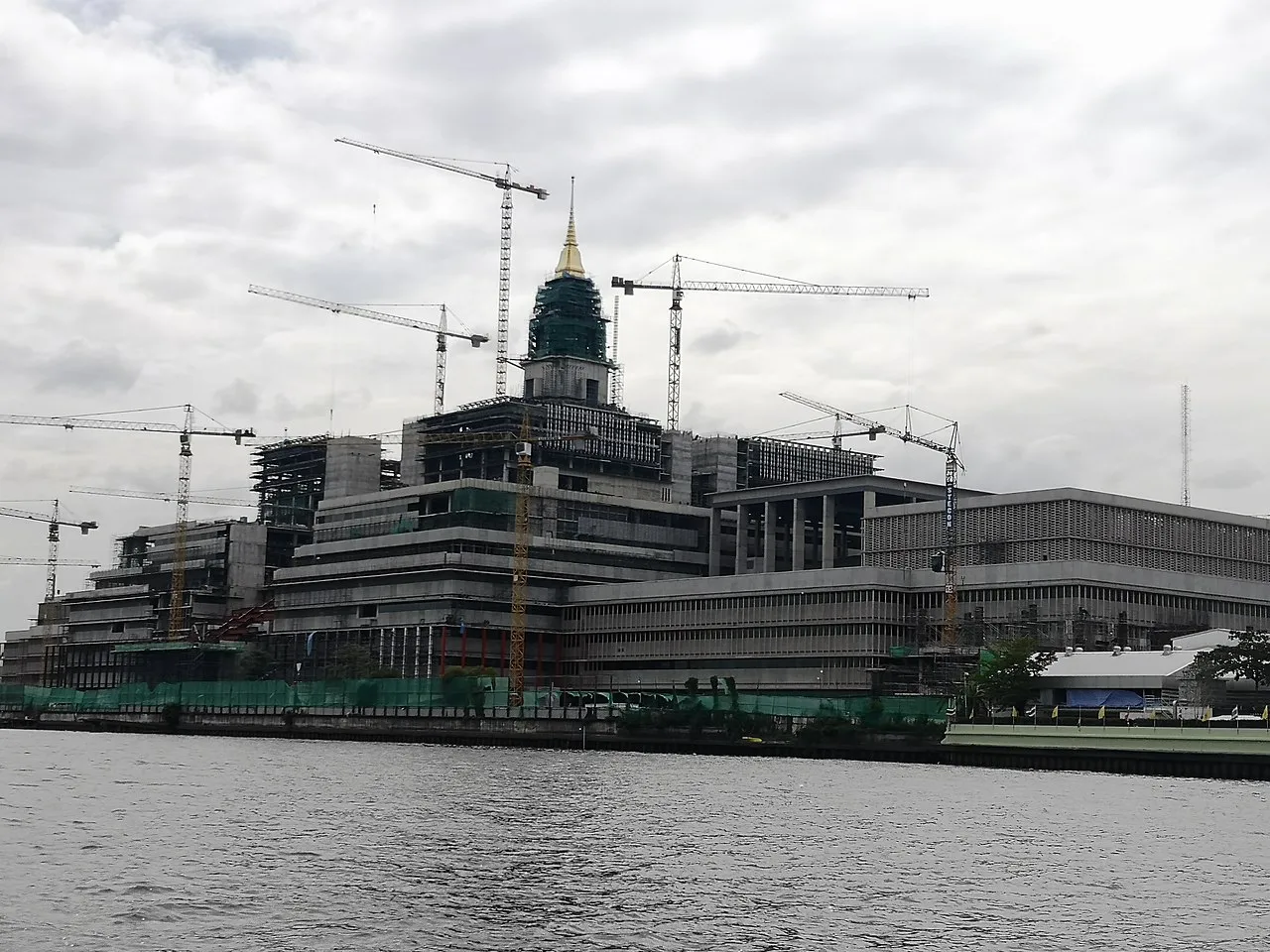 Sappaya-Sapasathan , the new parliament of Thailand under construction in Bangkok