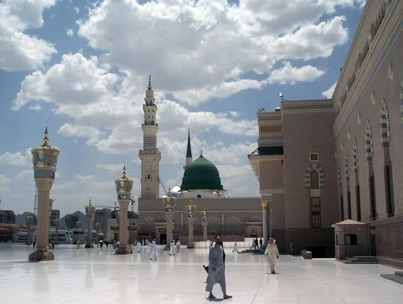 The Prophet Mosque at Al Madinah Province, Medina (Saudi Arabia)