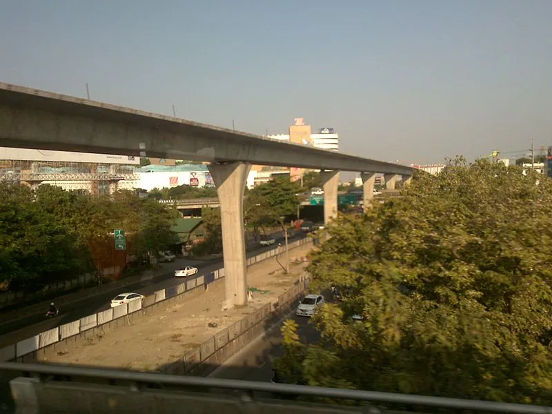 MRT Blue Line Elevated Station
