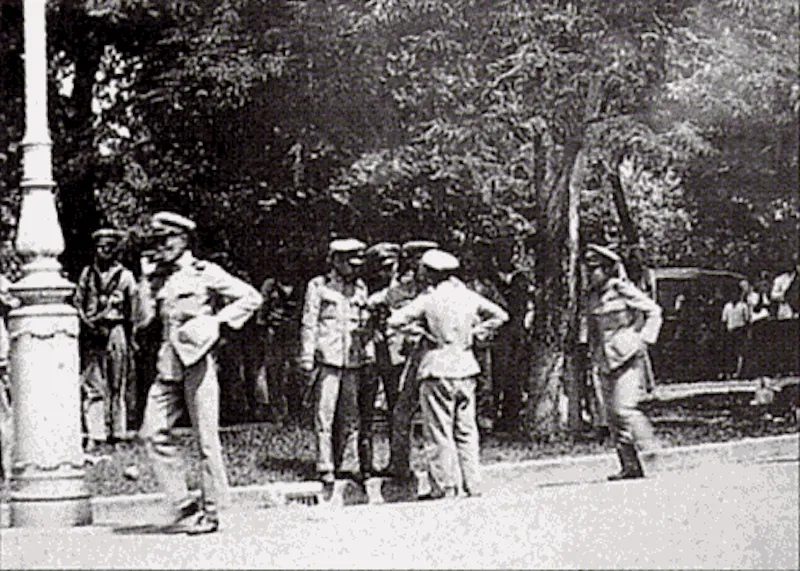 Siamese soldiers during the 1932 Revolution