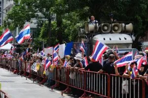 Sondhi Limthongkul protest in Bangkok.