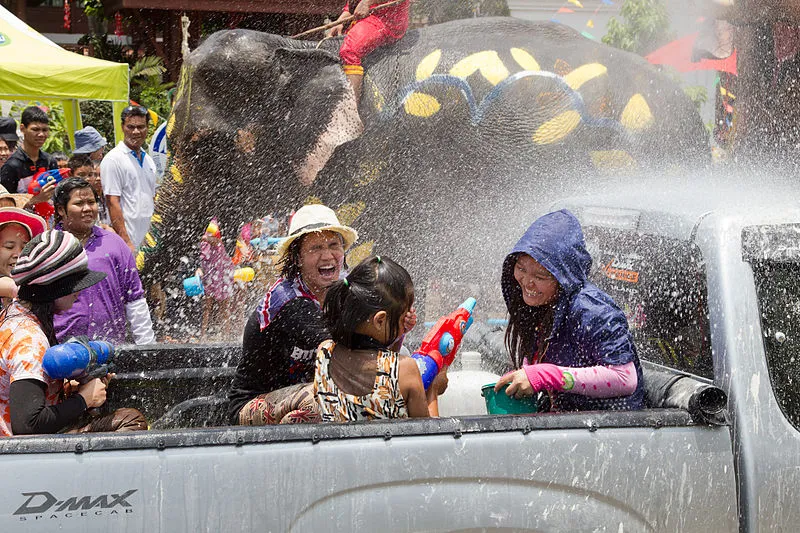 Songkran in Ayutthaya