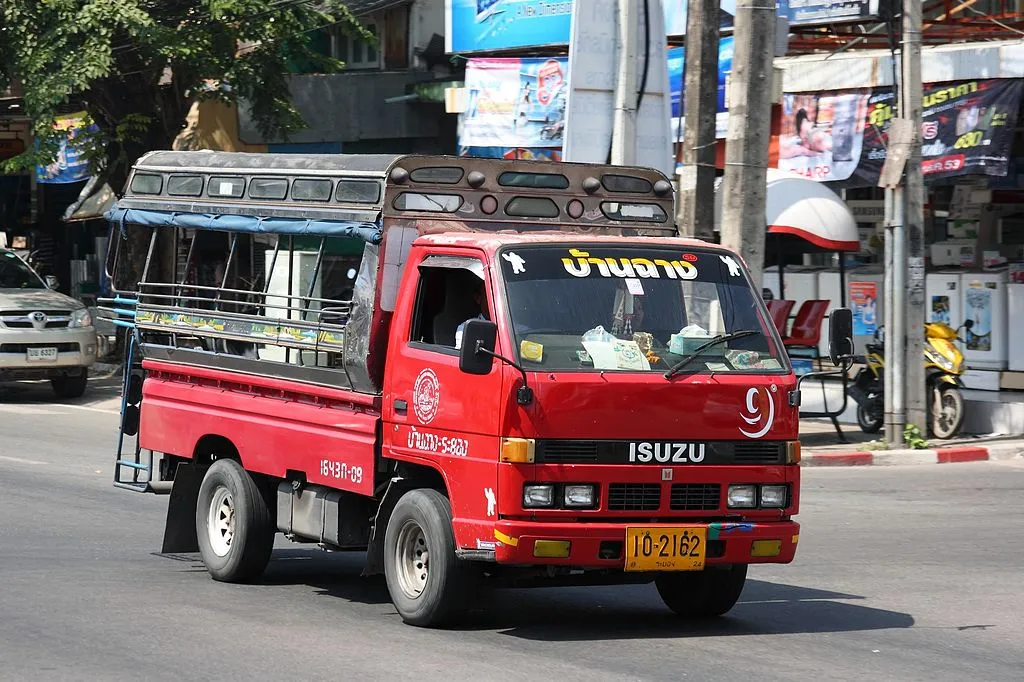 ISUZU songthaew in Rayong