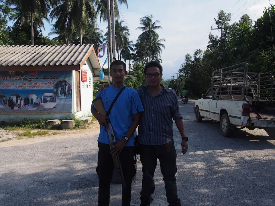 Paramilitary rangers in Narathiwat, Southern Thailand