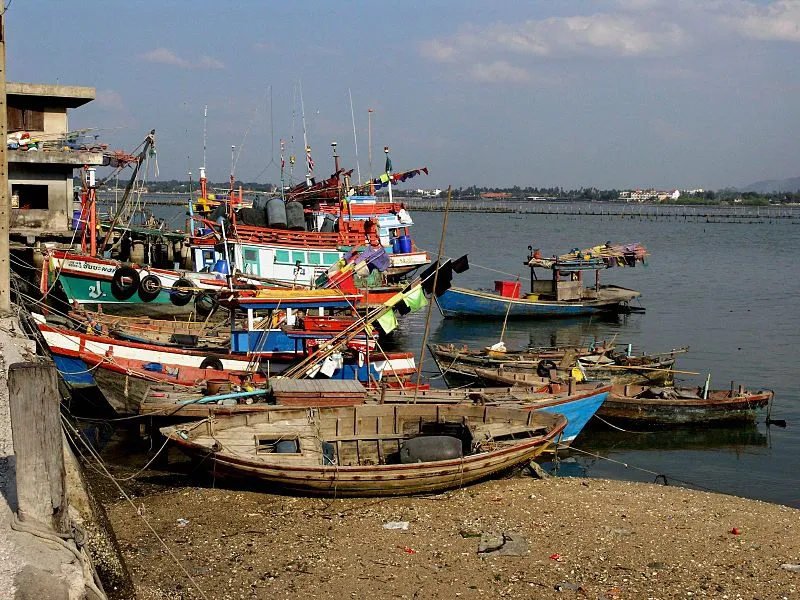 Fishing boats in Sriracha
