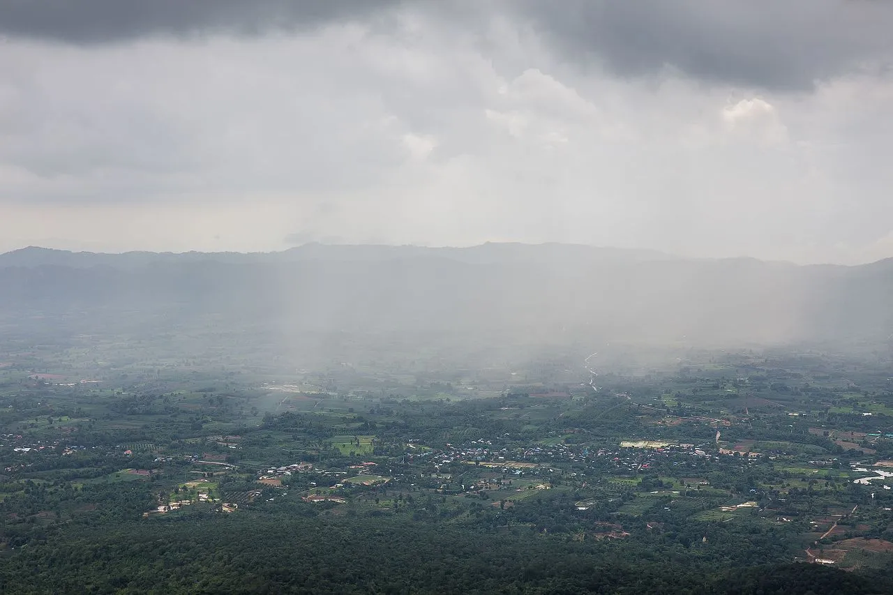 Storm in Sai Thong National Park, Thailand