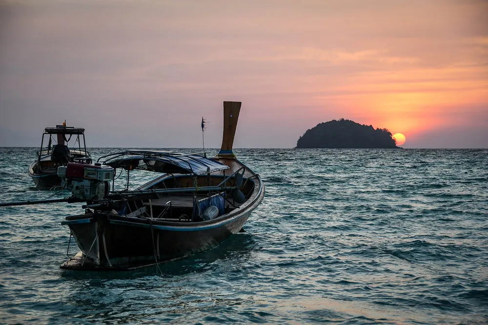 Sunrise on Koh Lipe beach