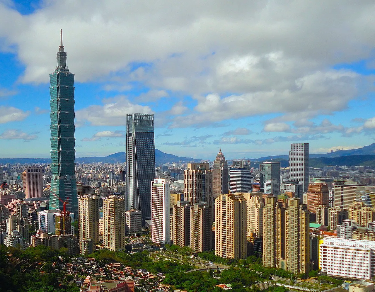 Taipei City Skyline, Taiwan