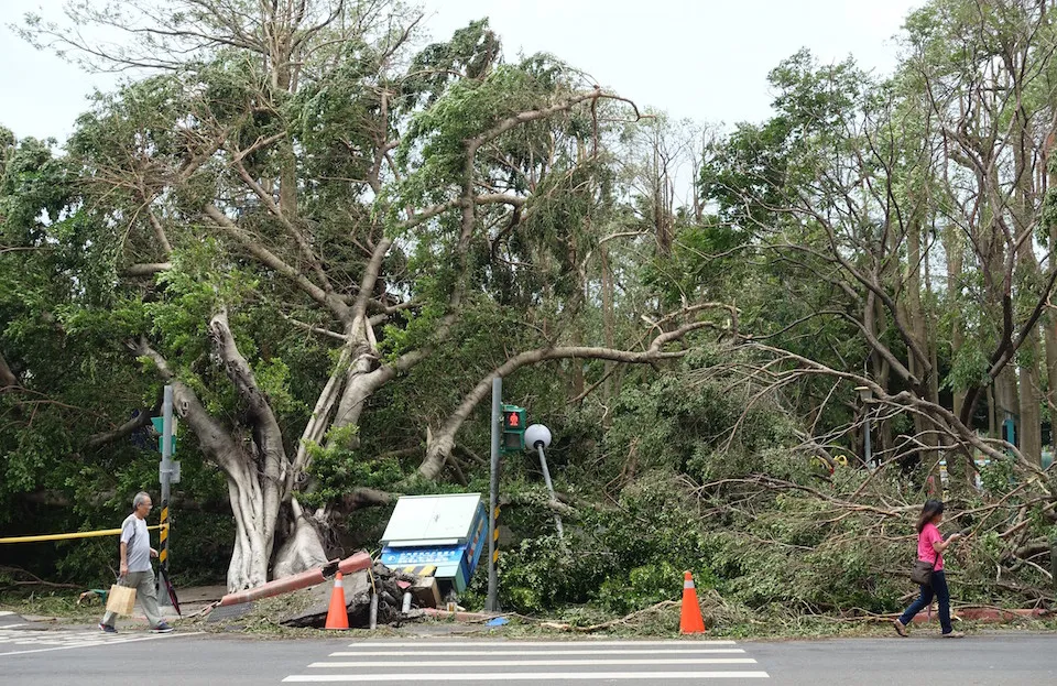 Typhoon Soudelor in Taiwan