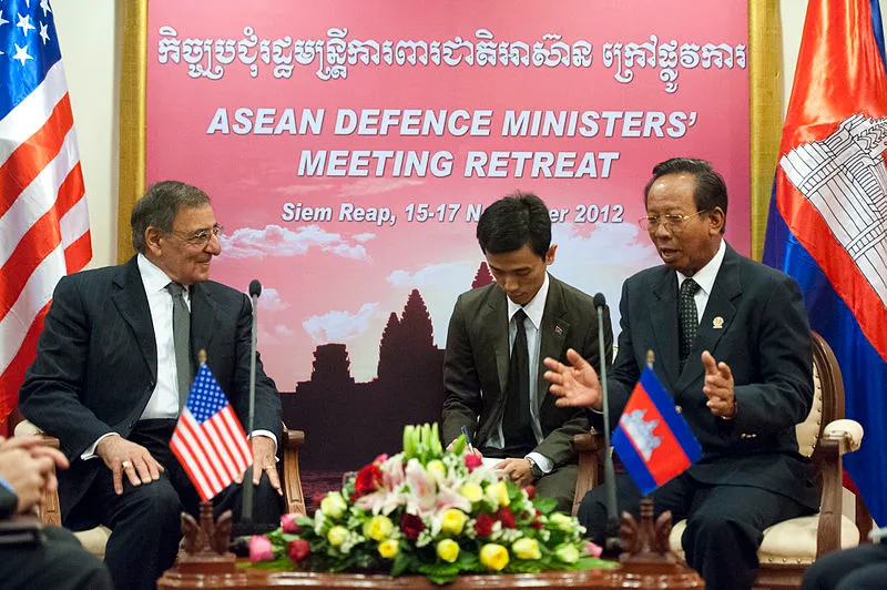 Cambodian defence minister Tea Banh.