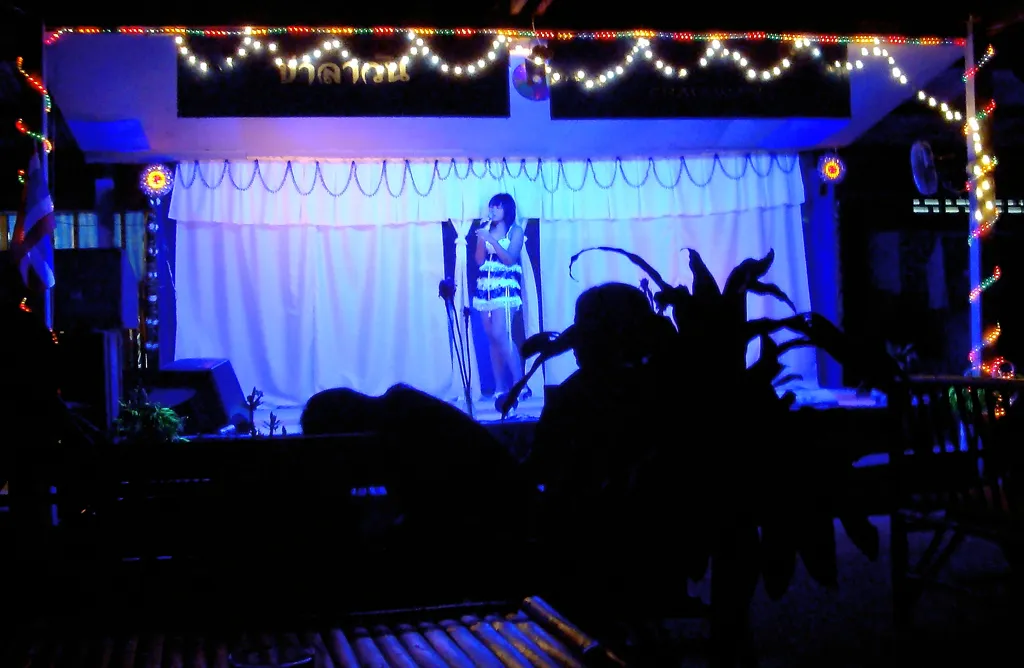 Karaoke bar in Thailand.