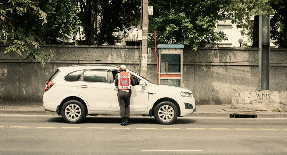 Thai Traffic Police officer