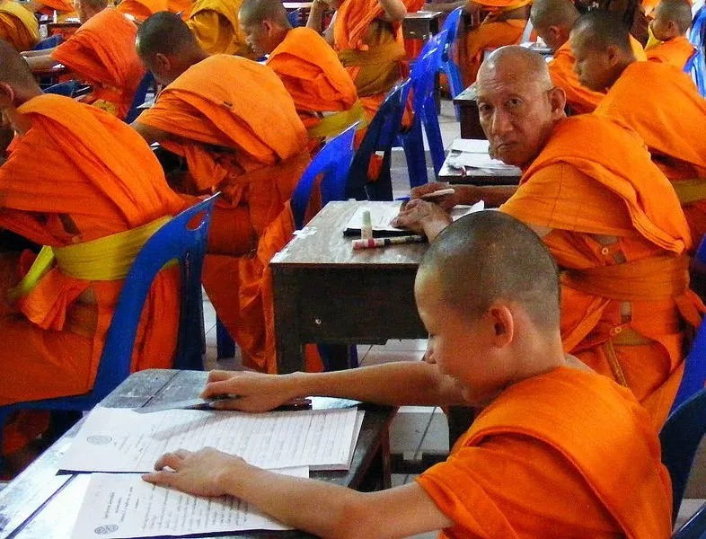 Examination of Buddhist monks In Uttaradit