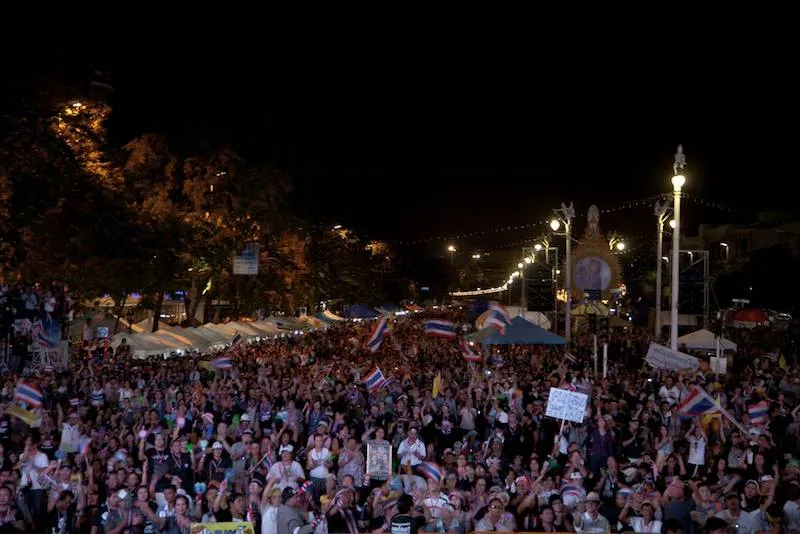 PRDC protest in Bangkok