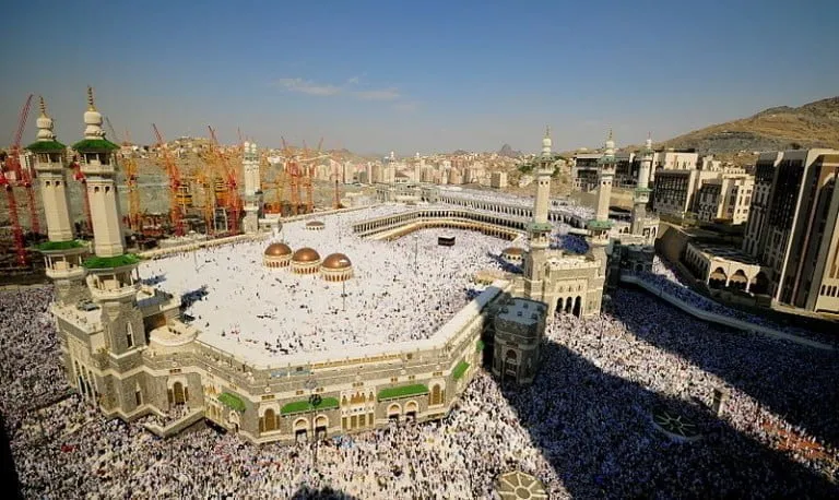 The Grand Mosque in Mecca, Saudi Arabia