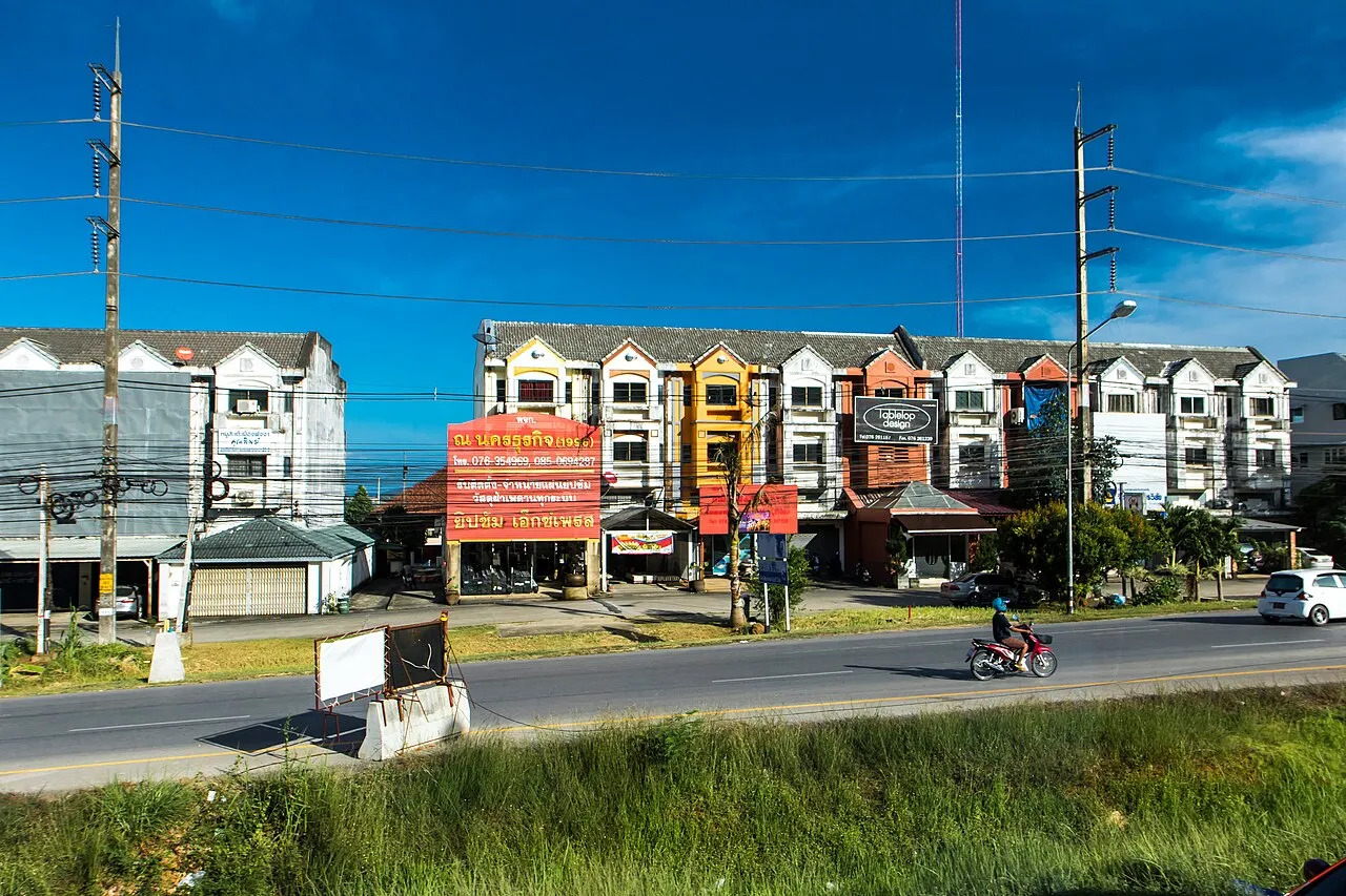 Townhouses on Ratsada Road, Phuket.