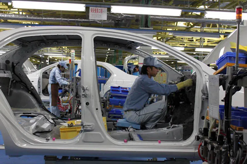 Toyota vehicle manufacturing plant