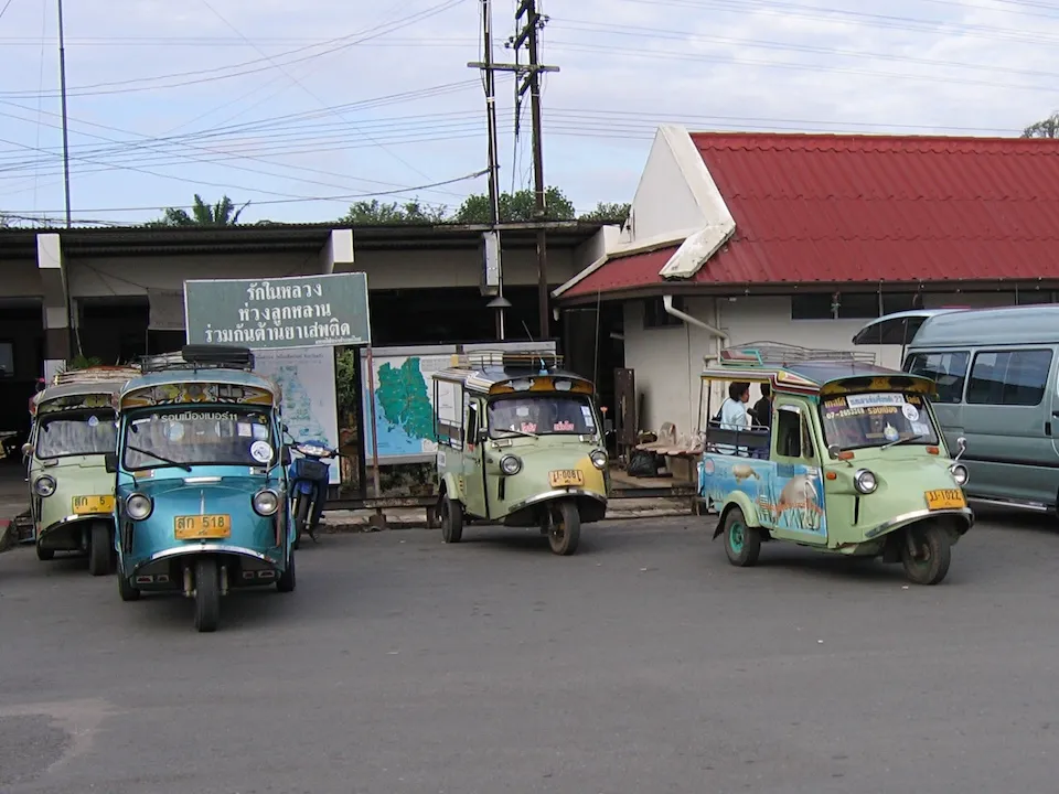Tuk Tuk Pak Kob, an old type of Tuk Tuks in Trang city