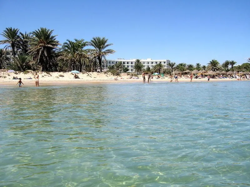 Beach in Sousse, Tunisia