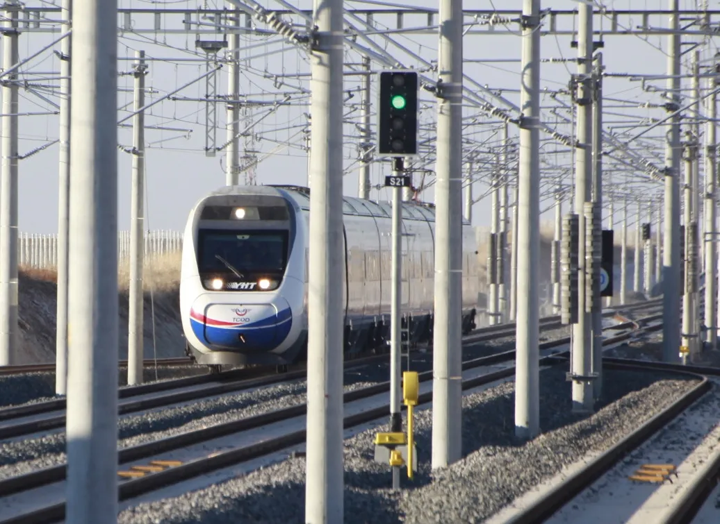 High-speed train in Turkey