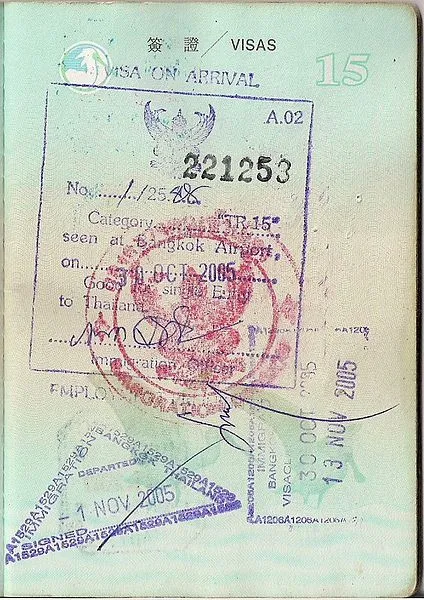 Thai Visa on Arrival.