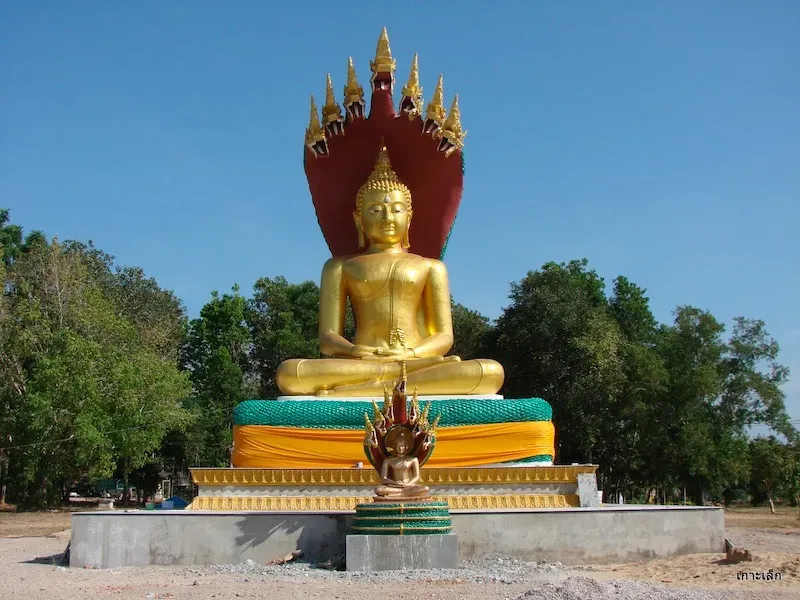 Big Buddha at Wat Charoen Rom Muang, Trang