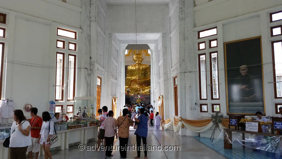 Inside Wat Luang Phor Toh, a very popular Buddhist temple in Sikhio town, Nakhon Ratchasima (Korat)