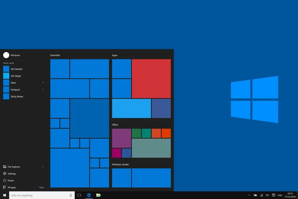 Microsoft Windows 10 build 10586