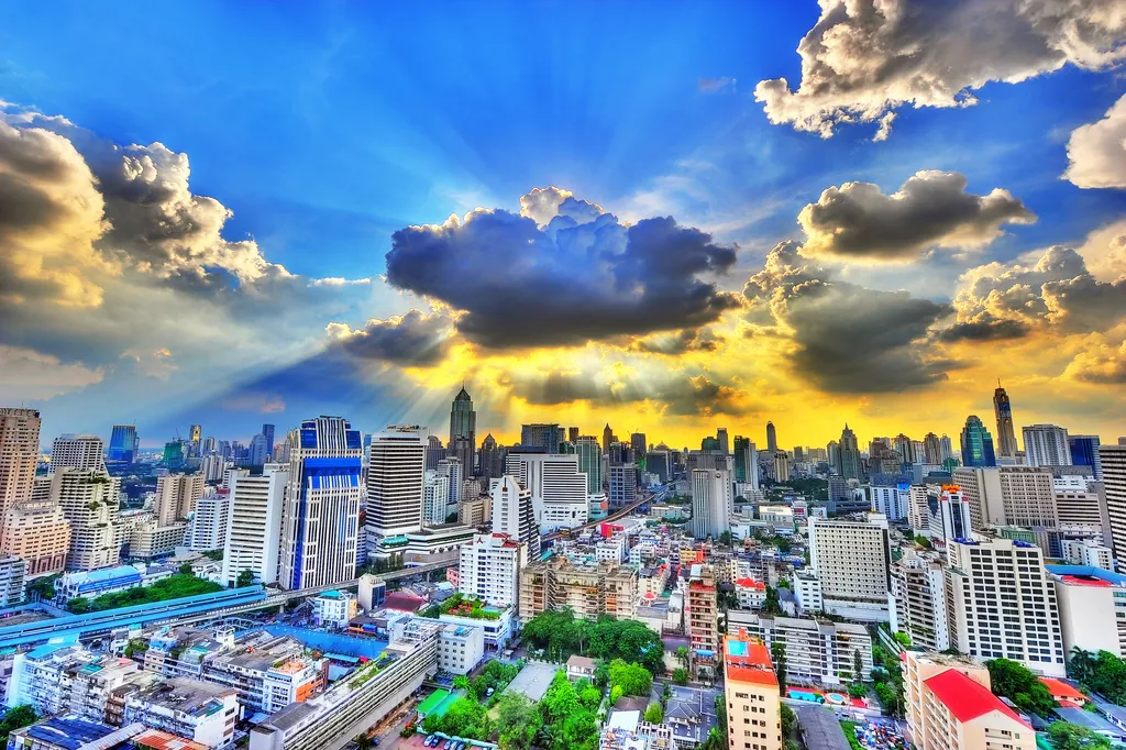 Clouds over Bangkok skies
