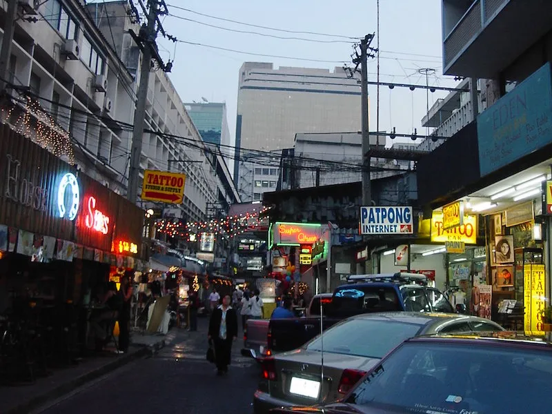 Patpong area in Bangkok