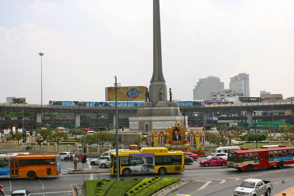 Victory Monument in Bangkok.