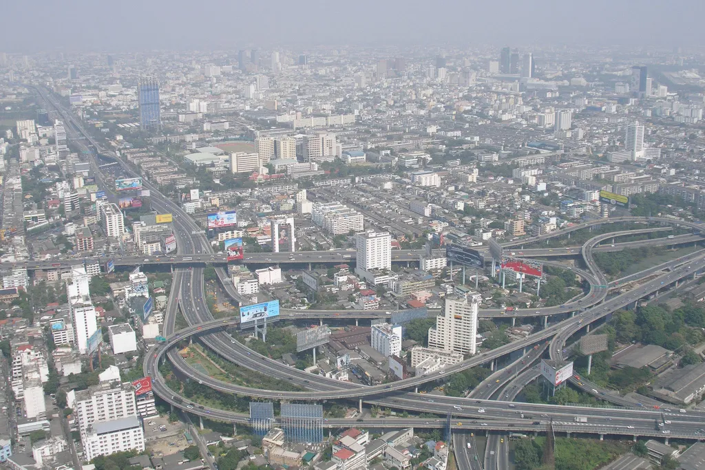 Bangkok elevated highways and expressways