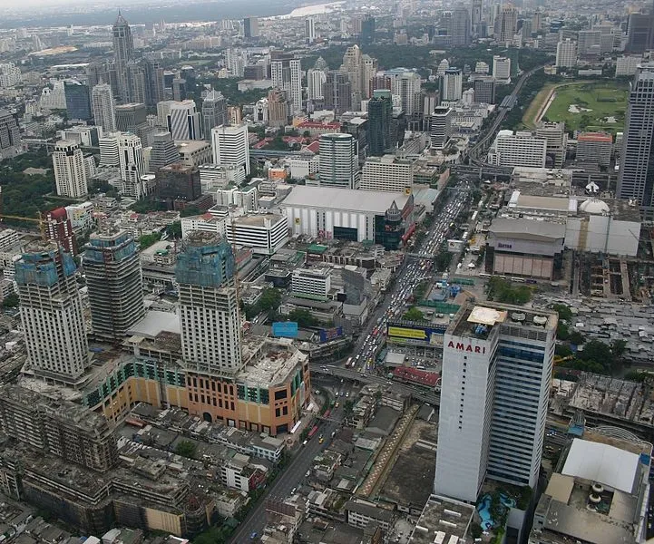 View of Bangkok from Baiyoke Tower II