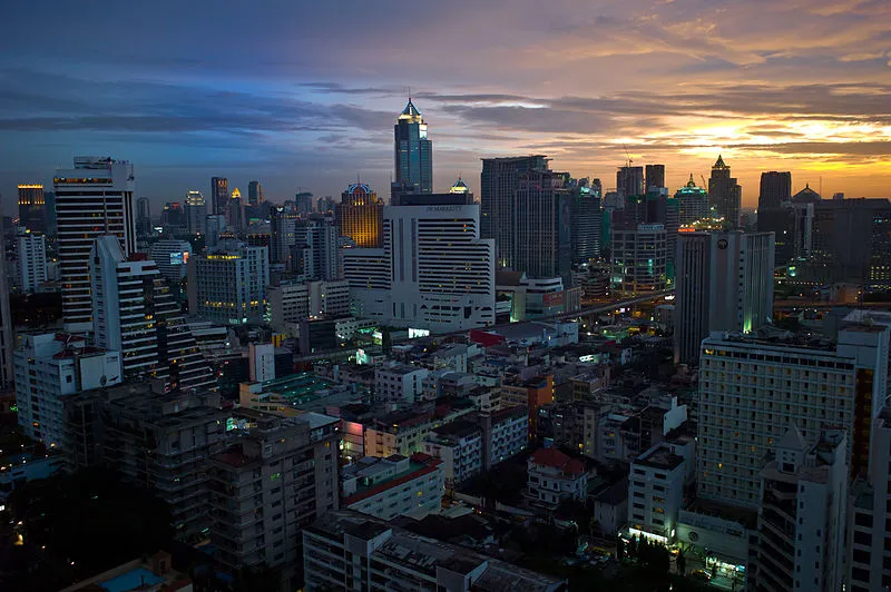 Sunset in Sukhumvit, Bangkok